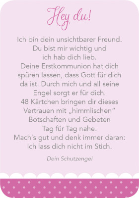 Mein Schutzengel zur Erstkommunion
